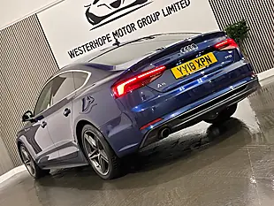Used 2018 Audi A5 S Line Sportback Blue - Interior and Exterior details 10