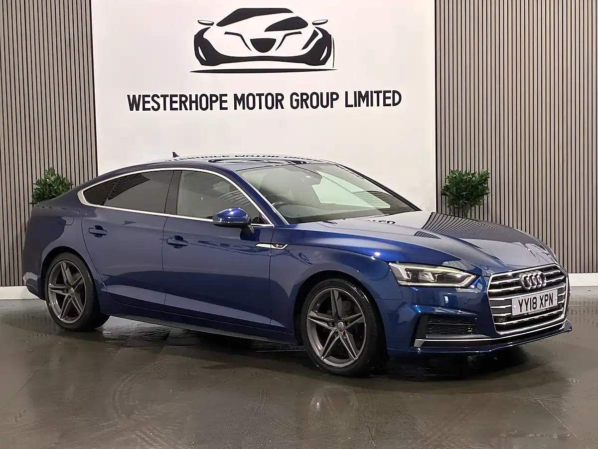 Used 2018 Audi A5 S Line Sportback Blue - Interior and Exterior details 20