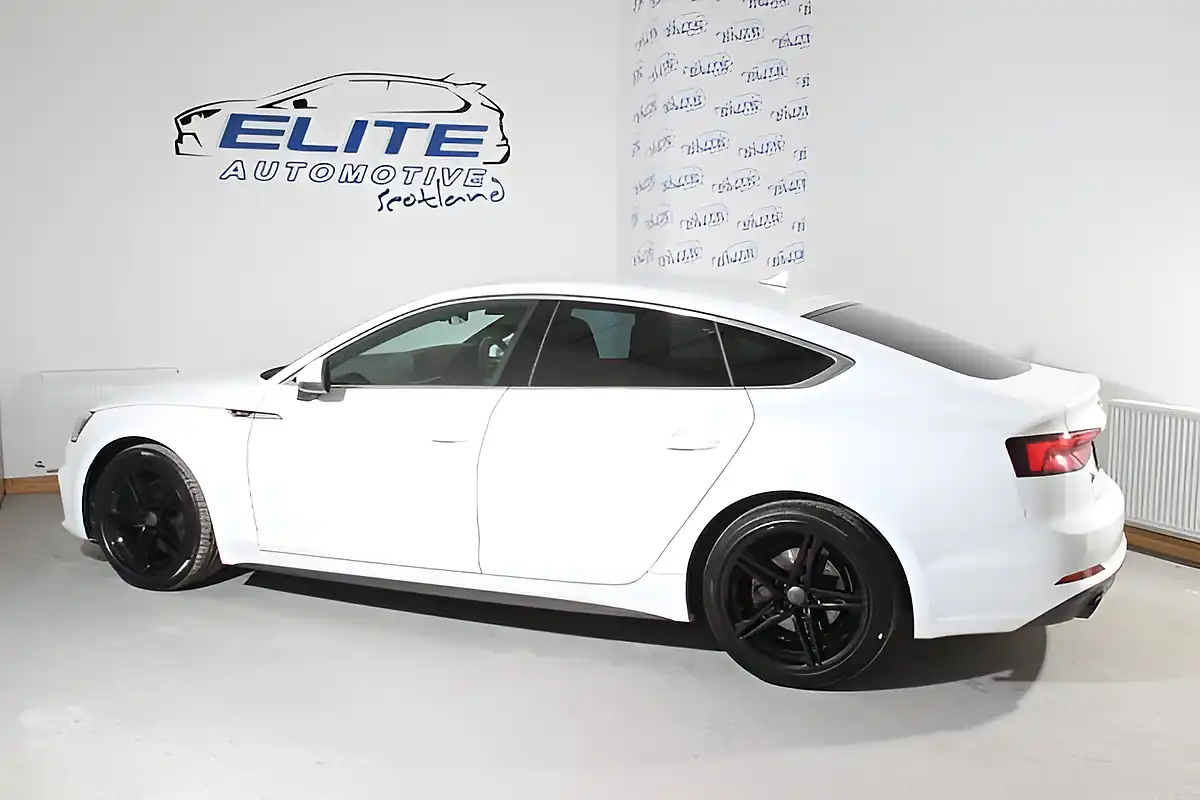 Used 2018 Audi A5 S Line White - Interior and Exterior details 10