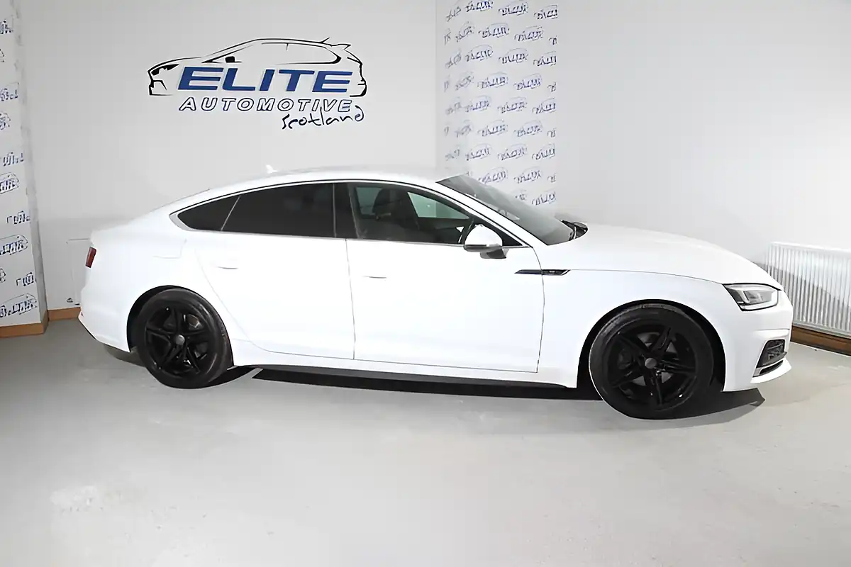 Used 2018 Audi A5 S Line White - Interior and Exterior details 2