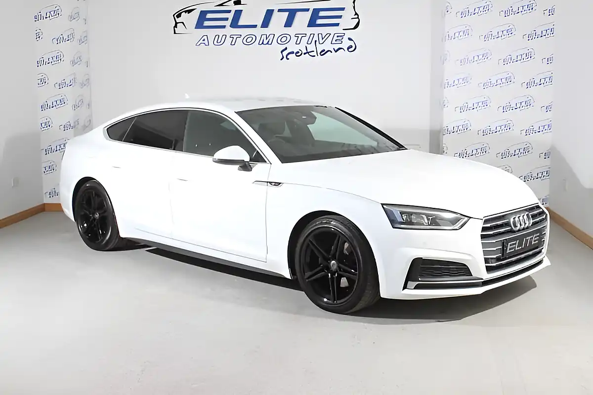 Used 2018 Audi A5 S Line White - Interior and Exterior details 3