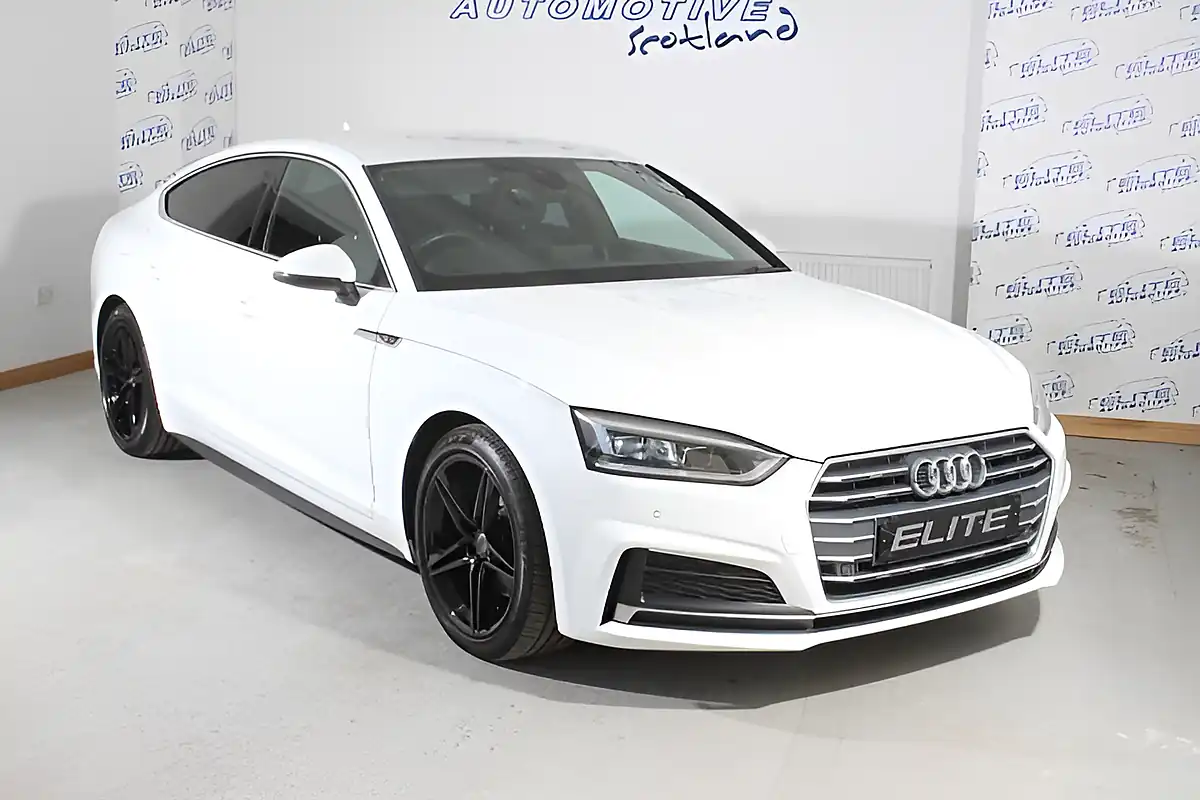 Used 2018 Audi A5 S Line White - Interior and Exterior details 5