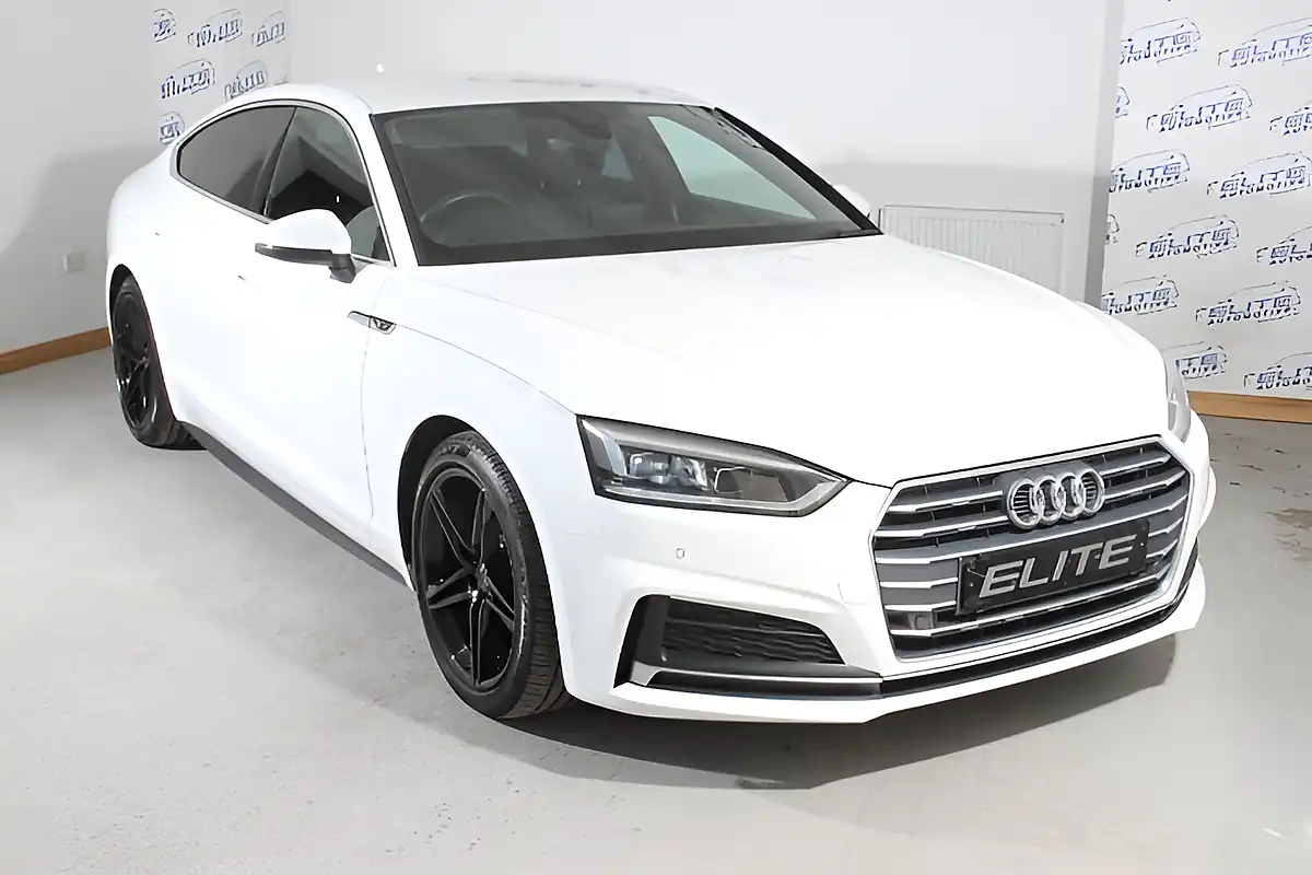 Used 2018 Audi A5 S Line White - Interior and Exterior details 6