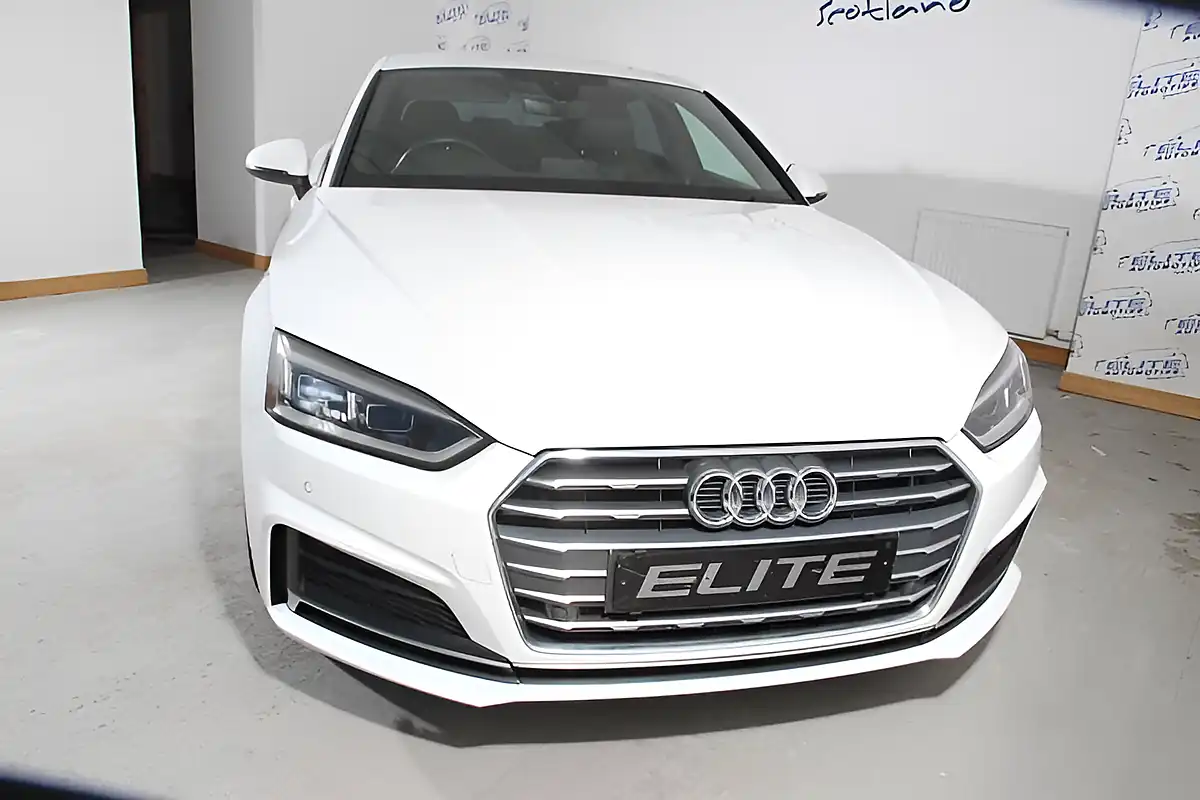 Used 2018 Audi A5 S Line White - Interior and Exterior details 8