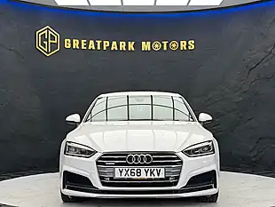 Used 2018 Audi A5 S Line White - Interior and Exterior details 2