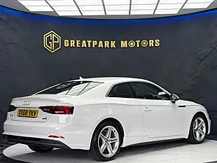 Used 2018 Audi A5 S Line White - Interior and Exterior details 5