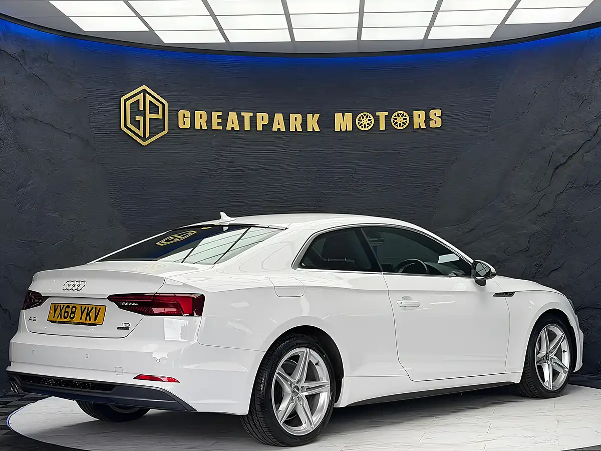 Used 2018 Audi A5 S Line White - Interior and Exterior details 5