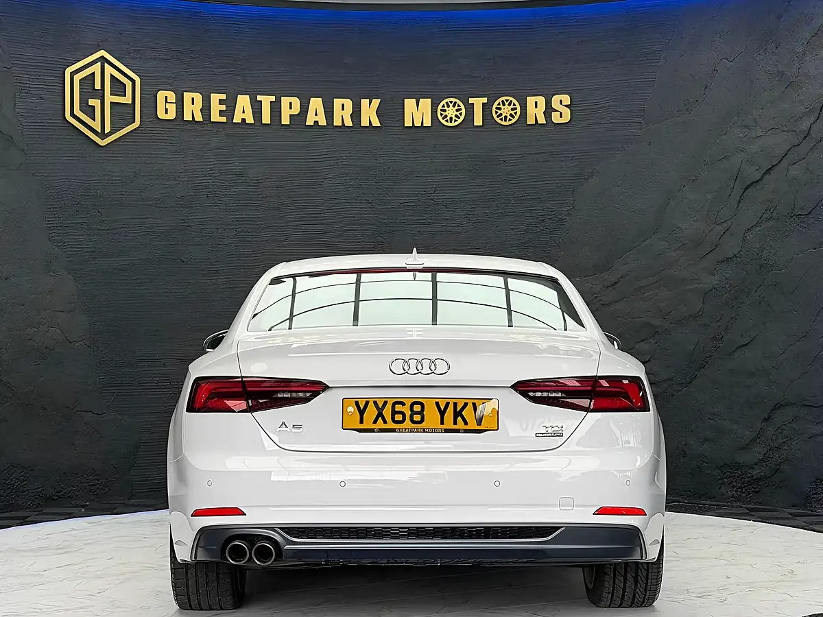 Used 2018 Audi A5 S Line White - Interior and Exterior details 6
