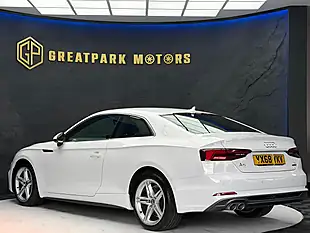 Used 2018 Audi A5 S Line White - Interior and Exterior details 7