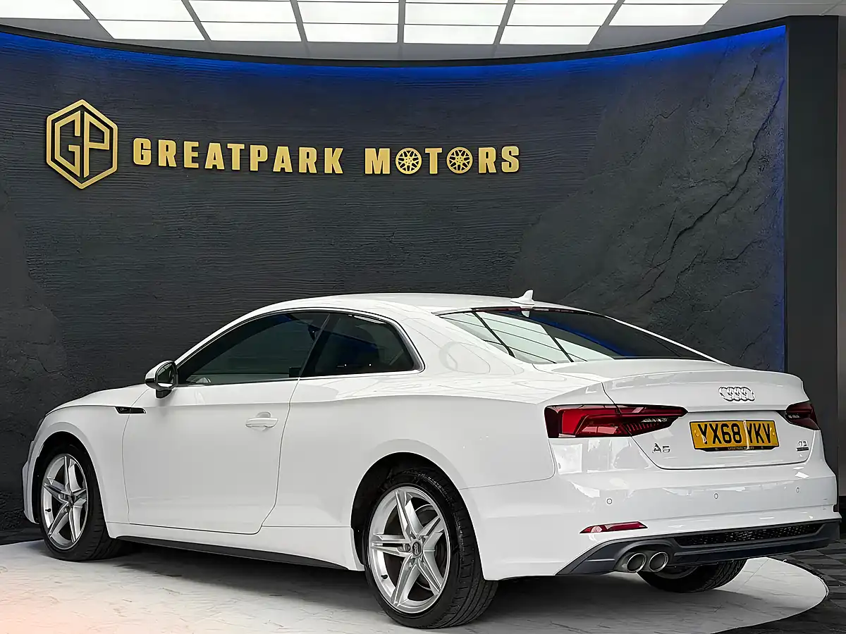 Used 2018 Audi A5 S Line White - Interior and Exterior details 7