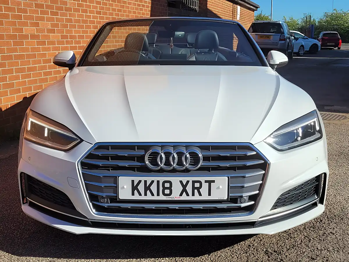 Used 2018 Audi A5 S Line White - Interior and Exterior details 11