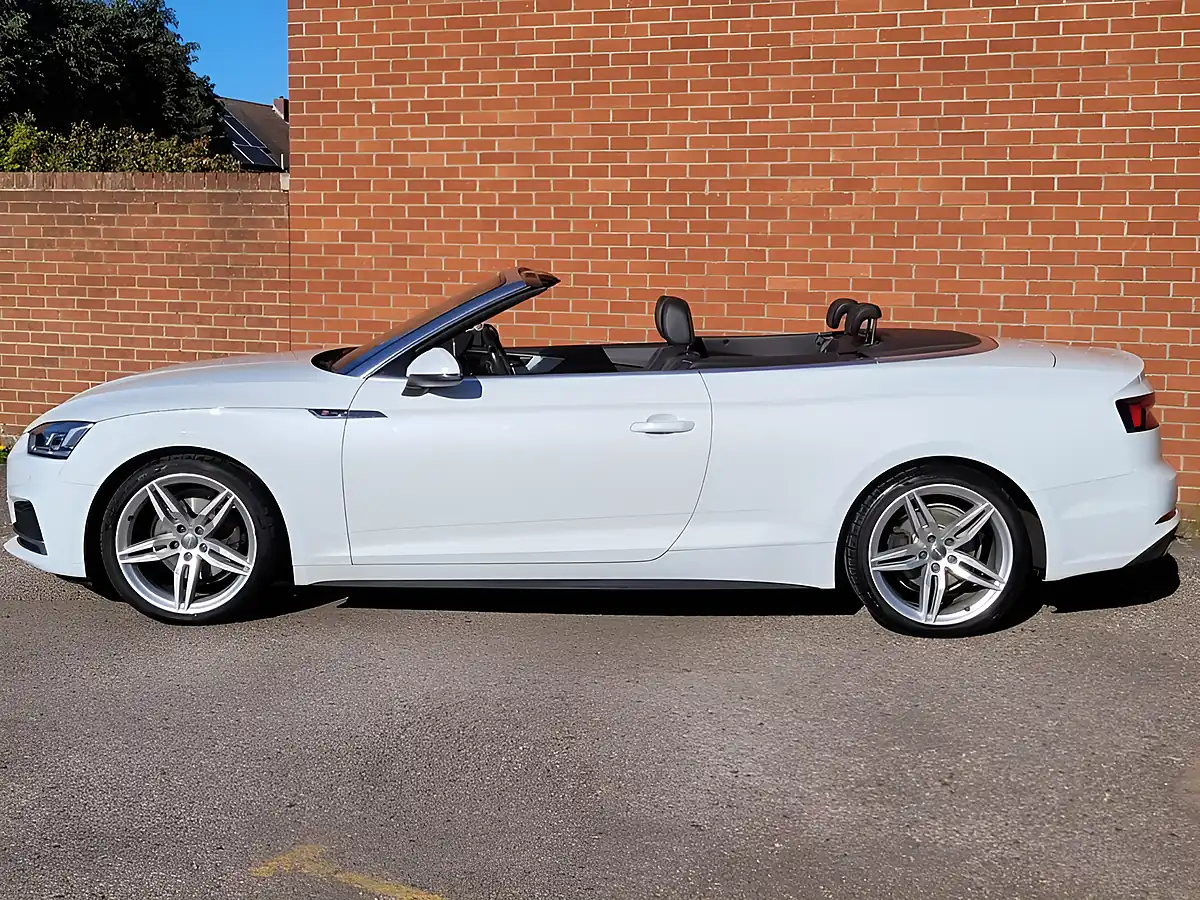 Used 2018 Audi A5 S Line White - Interior and Exterior details 4