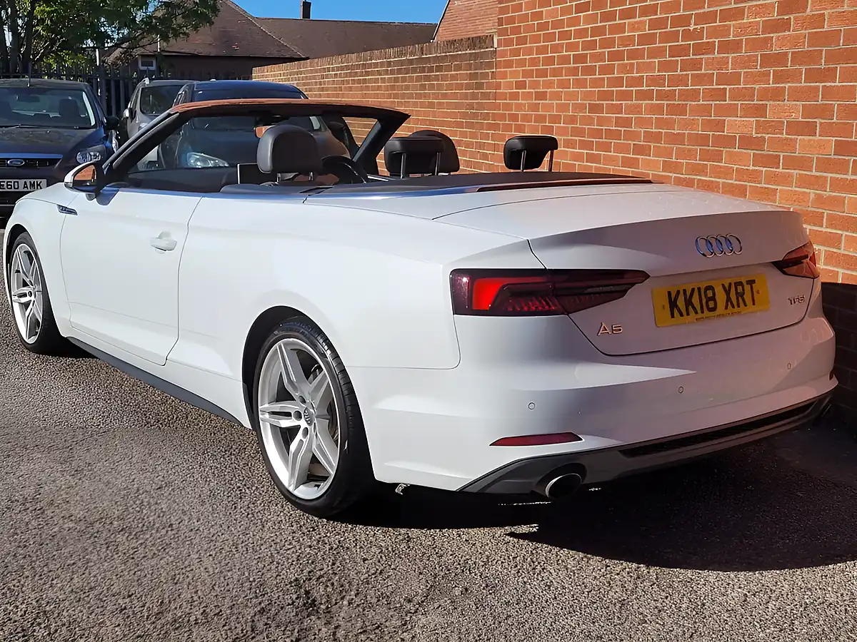 Used 2018 Audi A5 S Line White - Interior and Exterior details 5