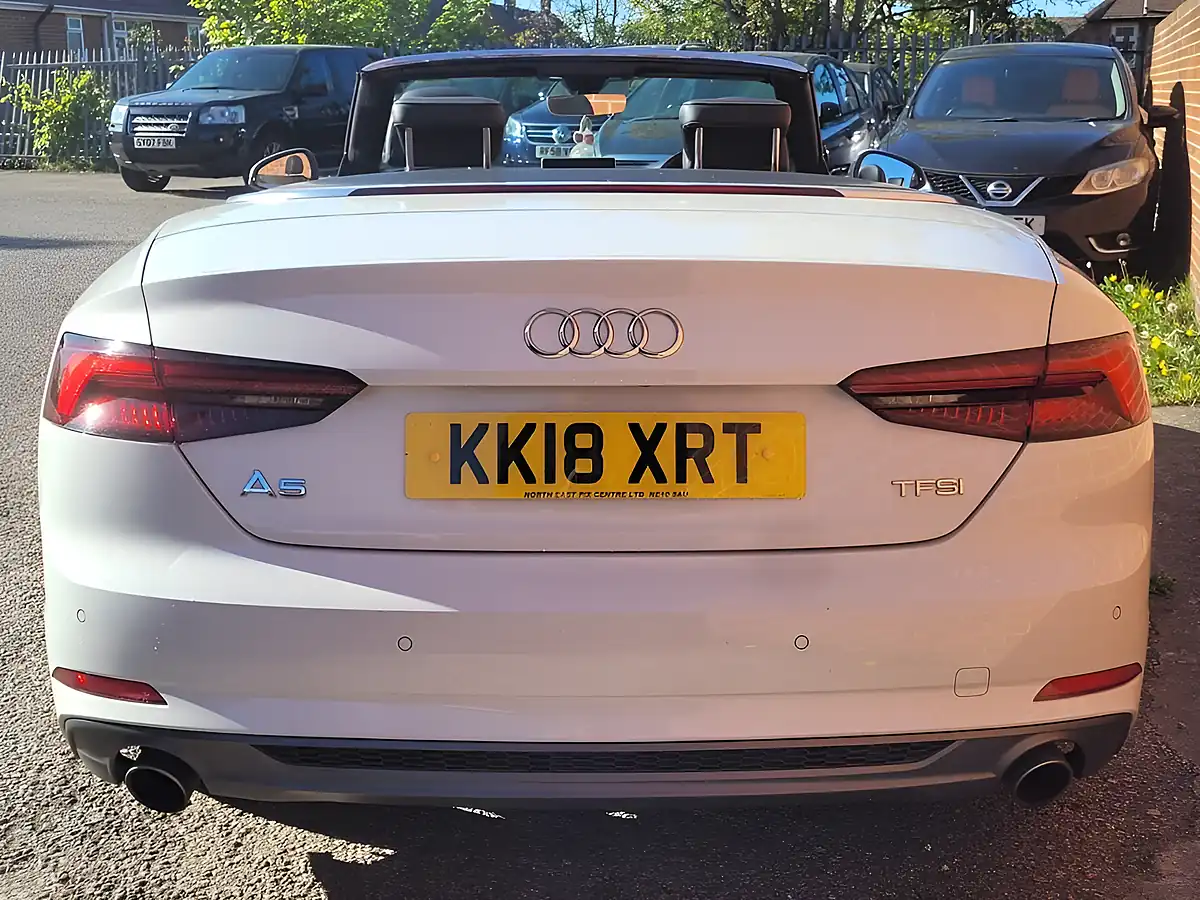 Used 2018 Audi A5 S Line White - Interior and Exterior details 6