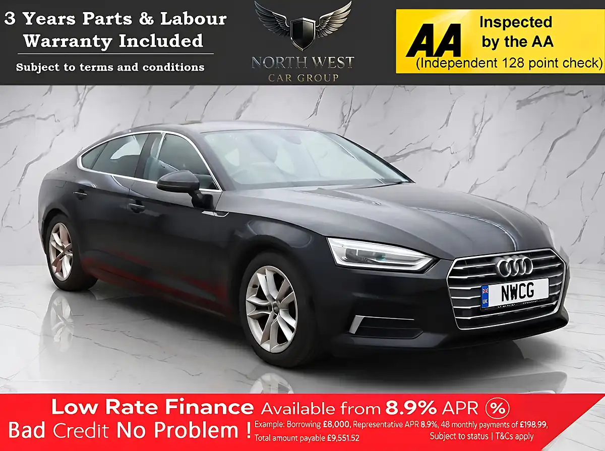 Used 2018 Audi A5 Sport Black - Front View