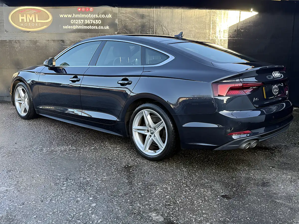 Used 2018 Audi A5 Ultra S Line Blue - Interior and Exterior details 4