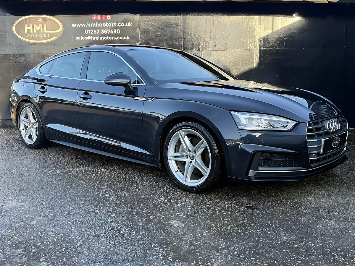 Used 2018 Audi A5 Ultra S Line Blue - Interior and Exterior details 6