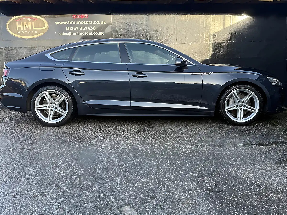 Used 2018 Audi A5 Ultra S Line Blue - Interior and Exterior details 7