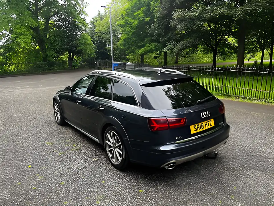 Used 2018 Audi A6 Allroad Sport Blue - Interior and Exterior details 3