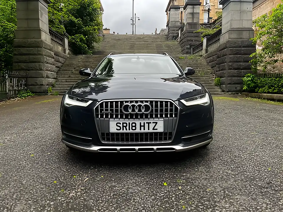 Used 2018 Audi A6 Allroad Sport Blue - Interior and Exterior details 4