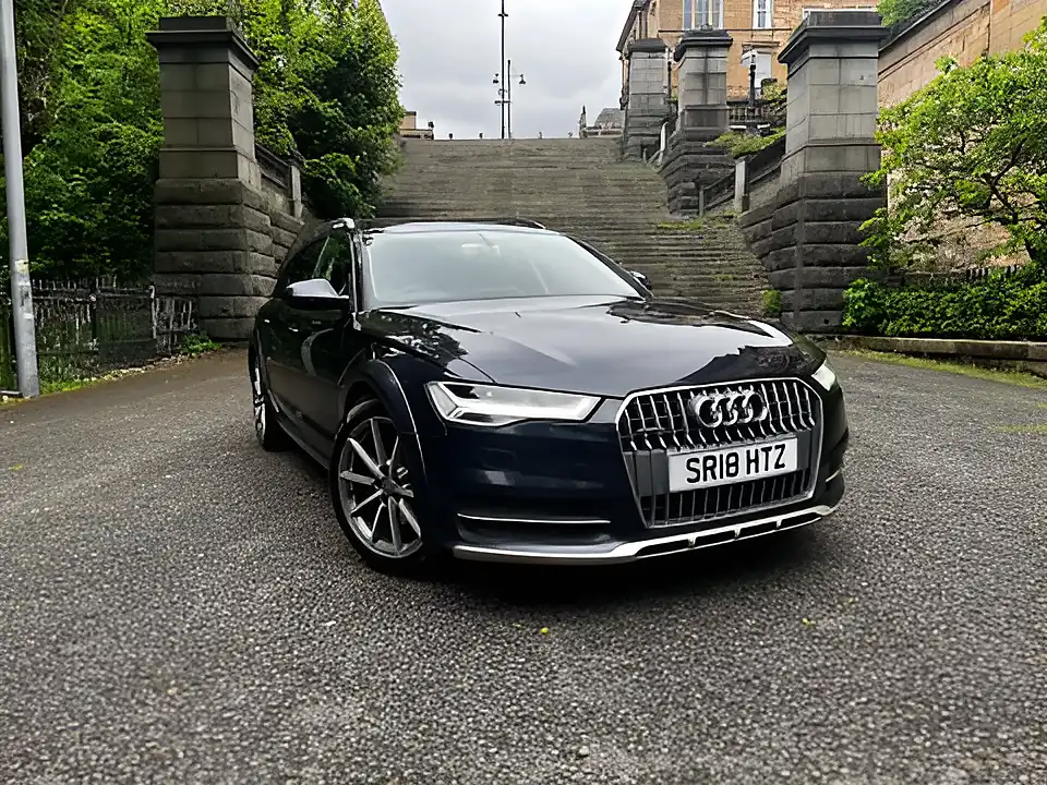Used 2018 Audi A6 Allroad Sport Blue - Interior and Exterior details 5