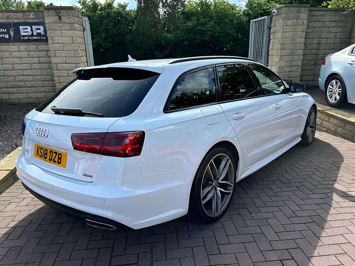 Used 2018 Audi A6 Avant Black Edition Glacier White - Interior and Exterior details 12