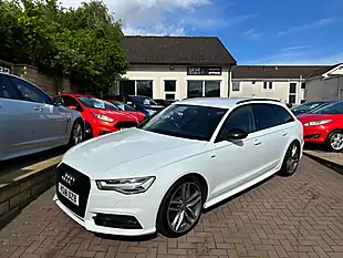 Used 2018 Audi A6 Avant Black Edition Glacier White - Interior and Exterior details 2