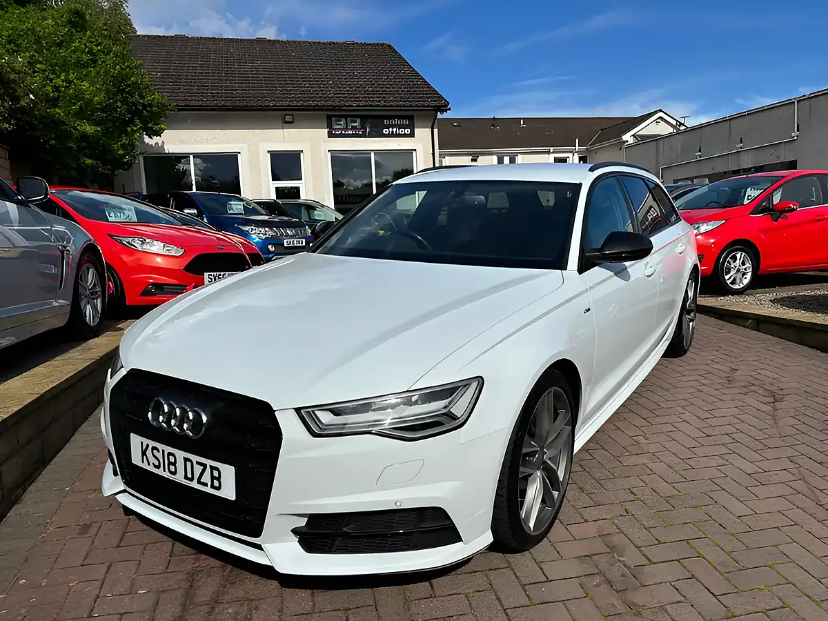 Used 2018 Audi A6 Avant Black Edition Glacier White - Interior and Exterior details 5