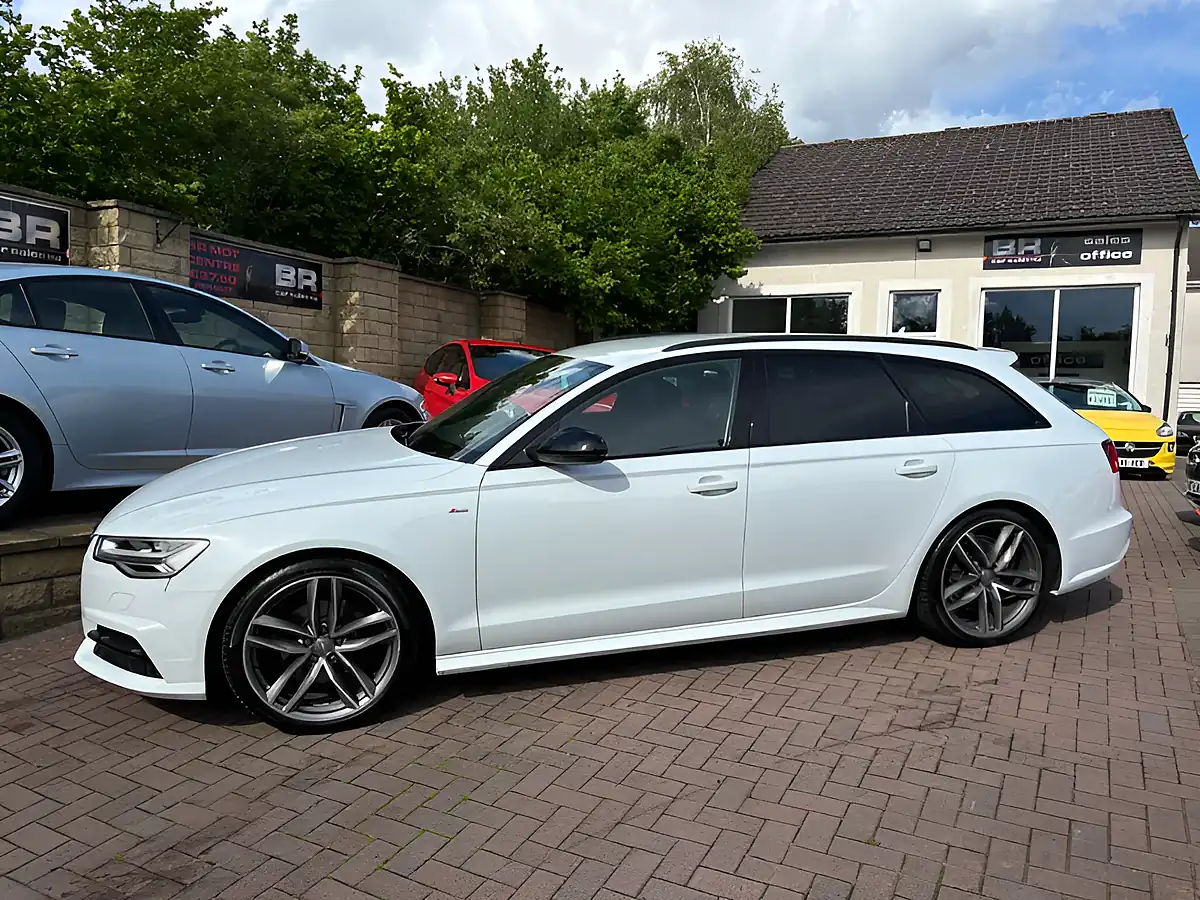 Used 2018 Audi A6 Avant Black Edition Glacier White - Interior and Exterior details 6