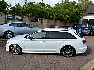 Used 2018 Audi A6 Avant Black Edition Glacier White - Interior and Exterior details 7