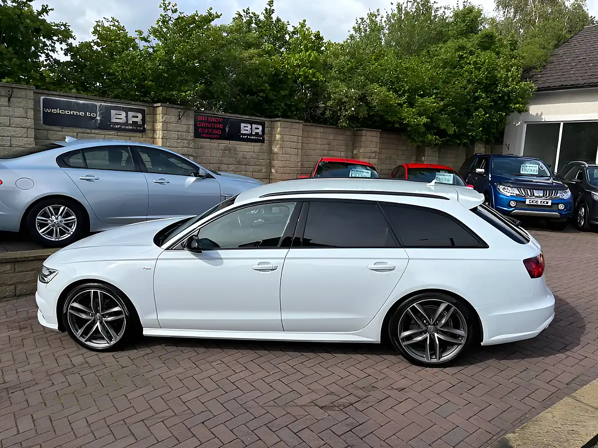 Used 2018 Audi A6 Avant Black Edition Glacier White - Interior and Exterior details 7