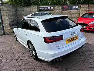 Used 2018 Audi A6 Avant Black Edition Glacier White - Interior and Exterior details 8