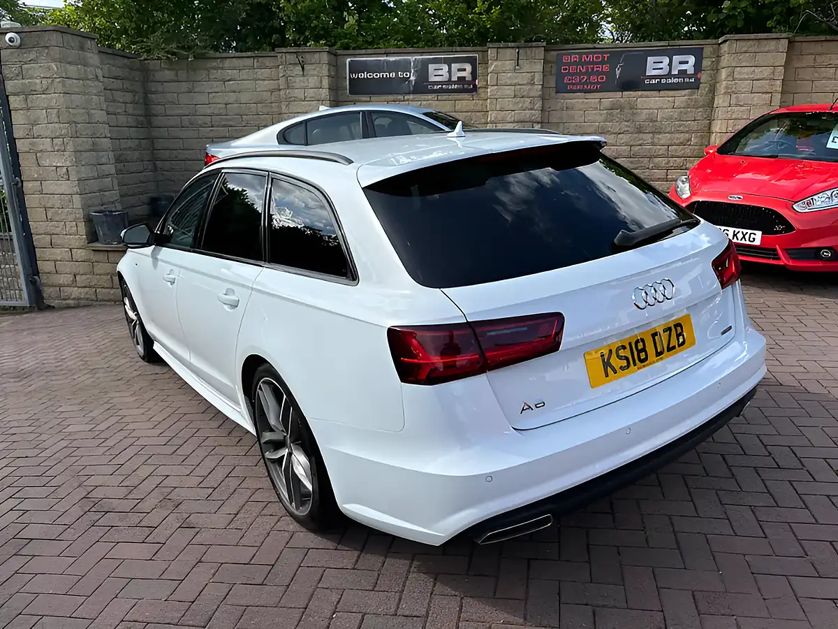 Used 2018 Audi A6 Avant Black Edition Glacier White - Interior and Exterior details 8