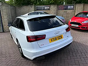 Used 2018 Audi A6 Avant Black Edition Glacier White - Interior and Exterior details 9