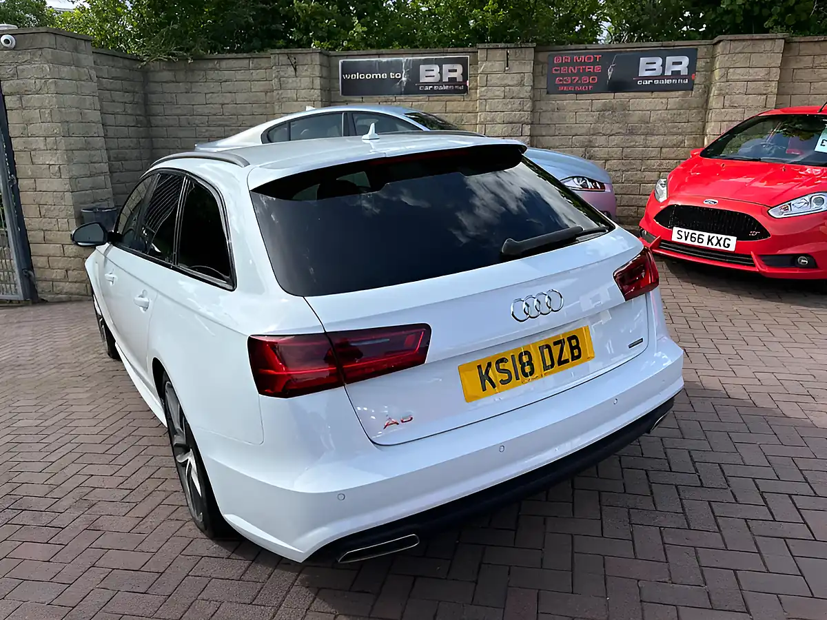Used 2018 Audi A6 Avant Black Edition Glacier White - Interior and Exterior details 9