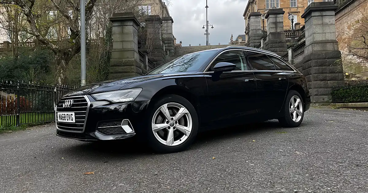 Used 2018 Audi A6 Sport Black - Front View