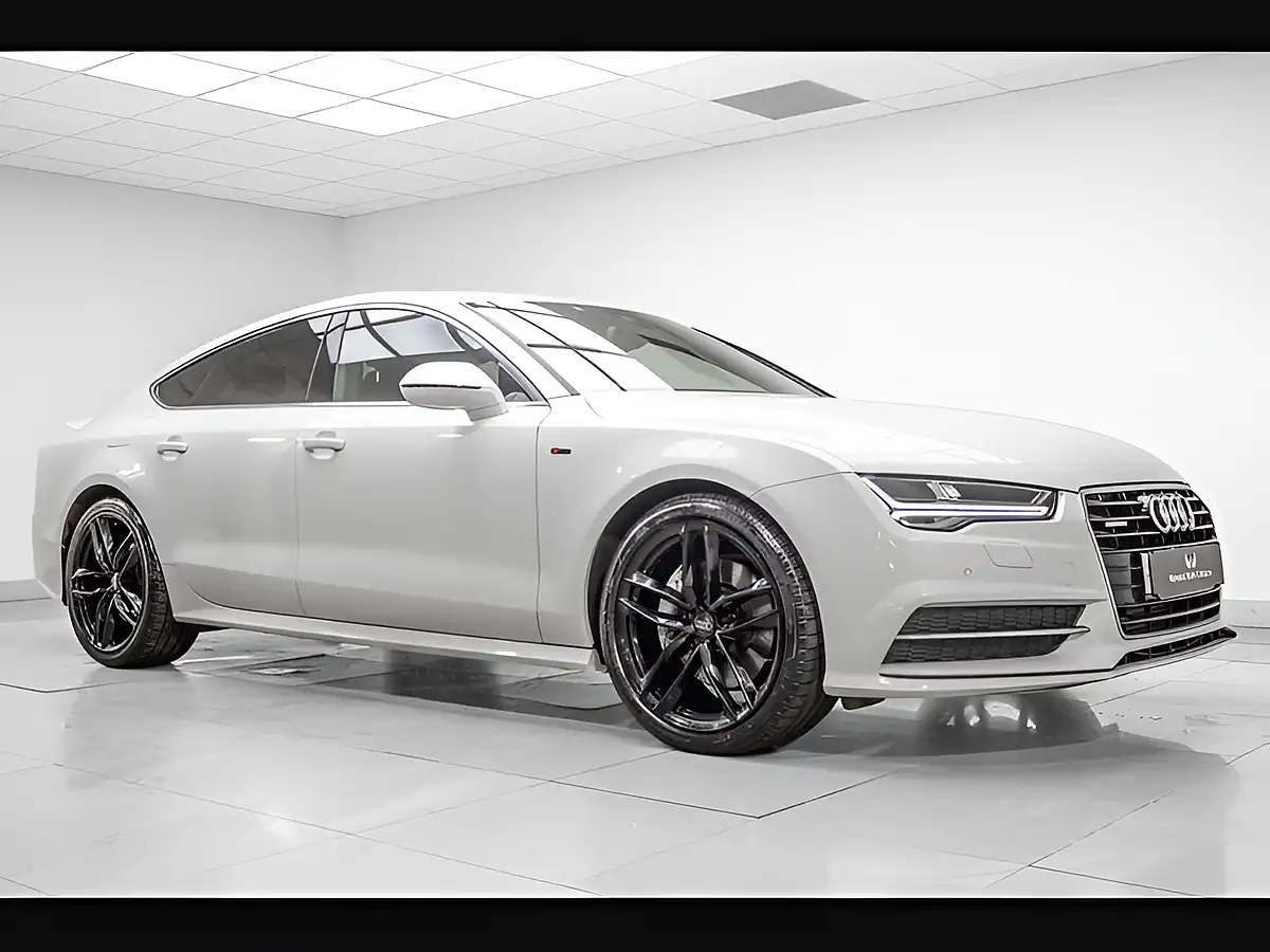 Used 2018 Audi A7 Black Edition Glacier White - Interior and Exterior details 2