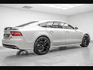 Used 2018 Audi A7 Black Edition Glacier White - Interior and Exterior details 8