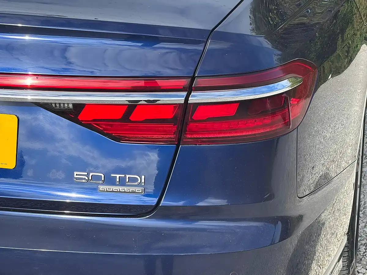 Used 2018 Audi A8 S Line Blue - Interior and Exterior details 10