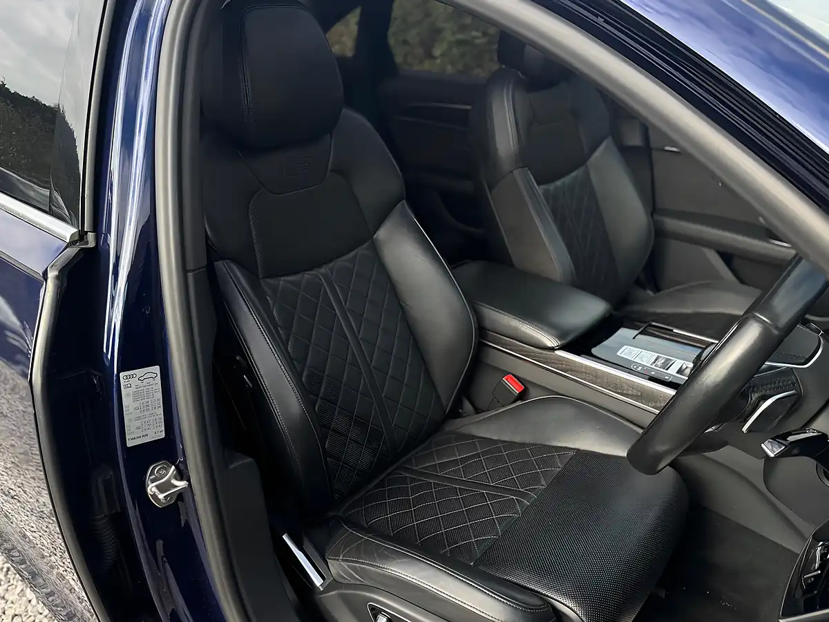 Used 2018 Audi A8 S Line Blue - Interior and Exterior details 11