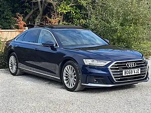 Used 2018 Audi A8 S Line Blue - Interior and Exterior details 2