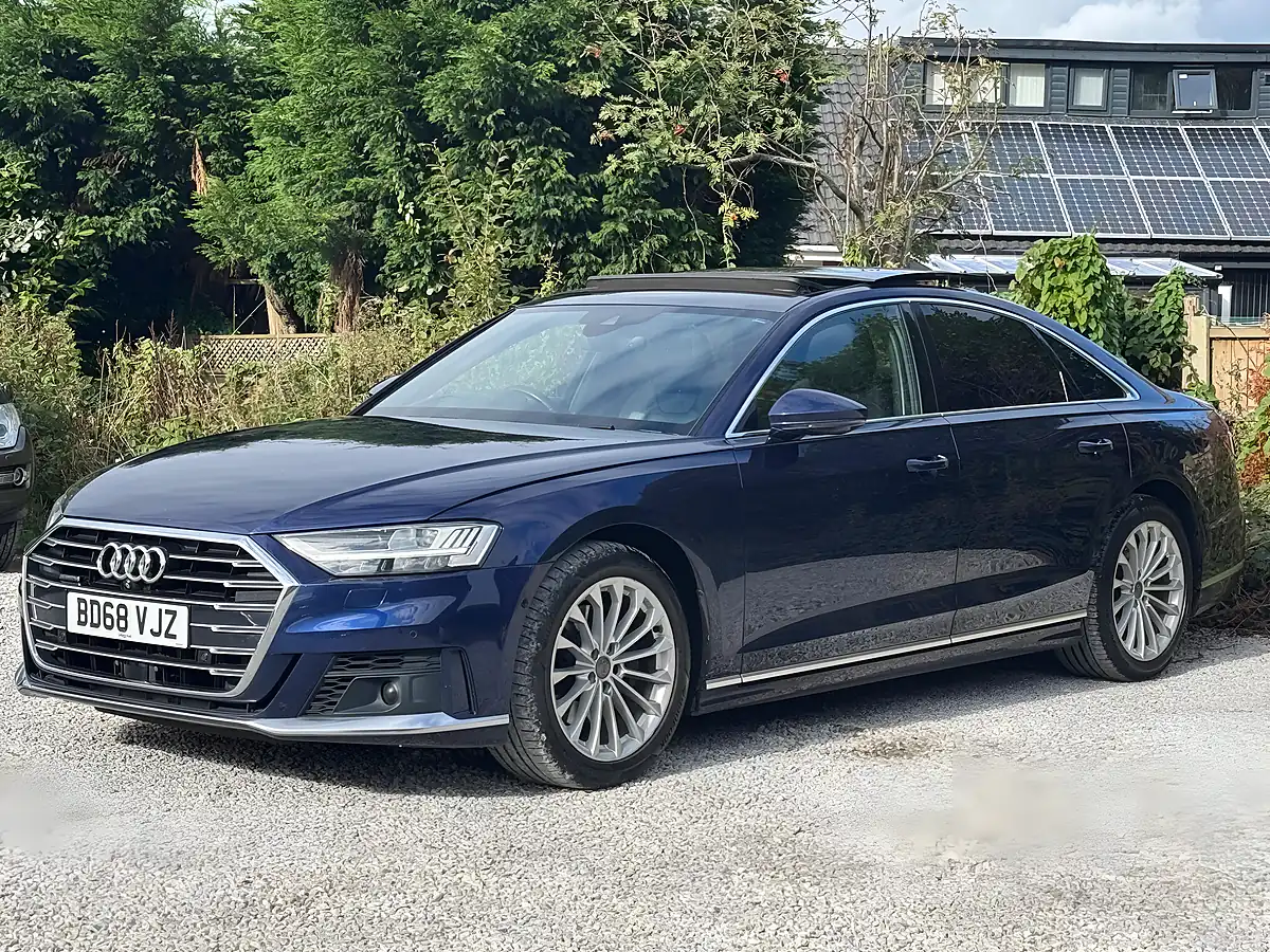 Used 2018 Audi A8 S Line Blue - Interior and Exterior details 4
