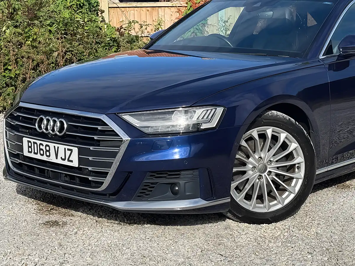 Used 2018 Audi A8 S Line Blue - Interior and Exterior details 5