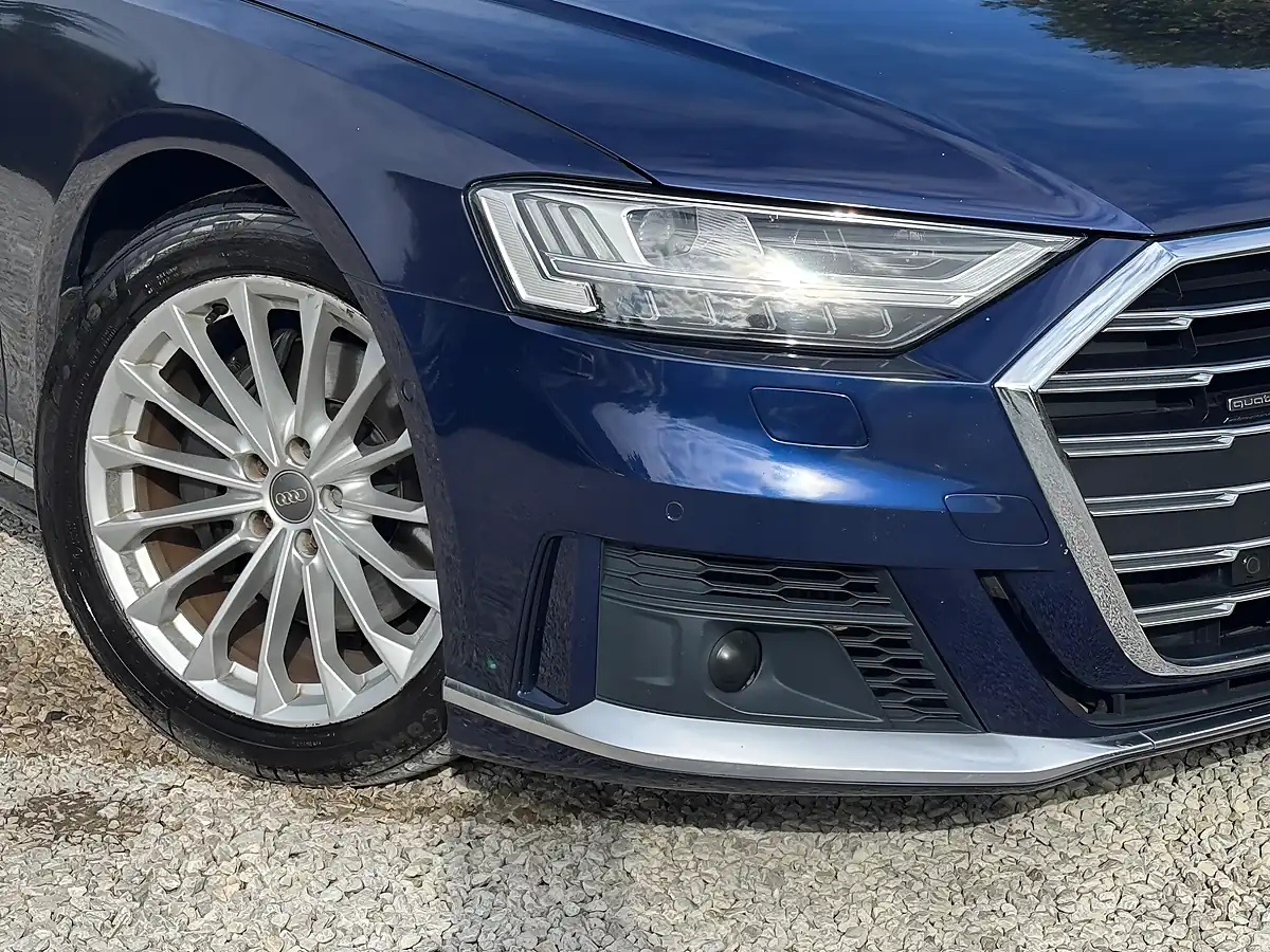 Used 2018 Audi A8 S Line Blue - Interior and Exterior details 7