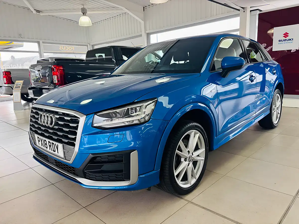 Used 2018 Audi Q2 S Line Blue - Interior and Exterior details 3
