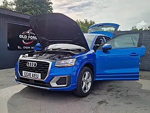 Used 2018 Audi Q2 Sport Blue - Interior and Exterior details 10