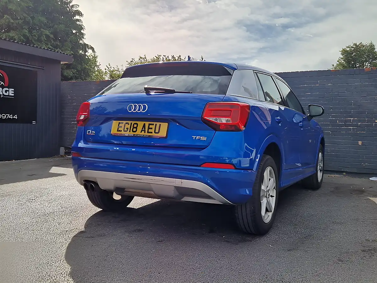 Used 2018 Audi Q2 Sport Blue - Interior and Exterior details 13