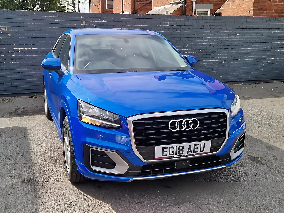 Used 2018 Audi Q2 Sport Blue - Interior and Exterior details 3