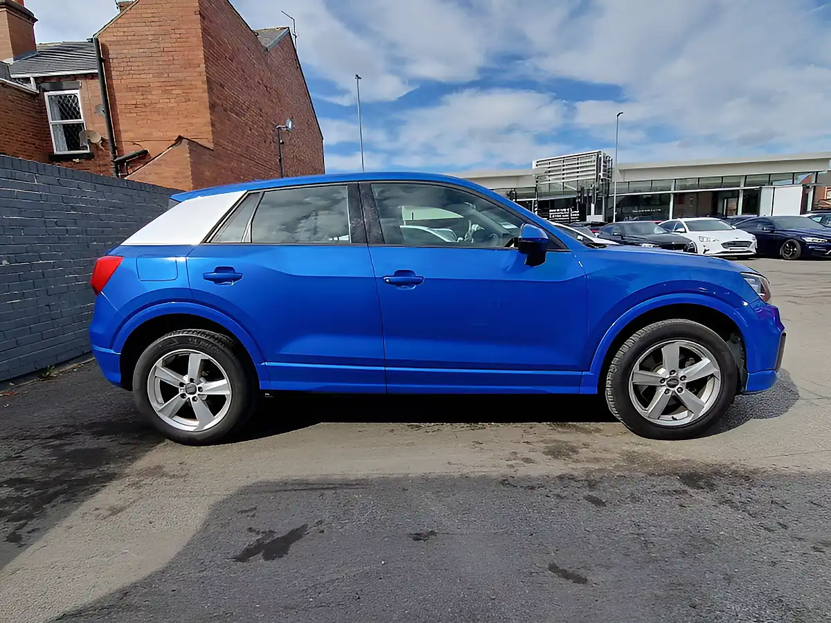 Used 2018 Audi Q2 Sport Blue - Interior and Exterior details 7