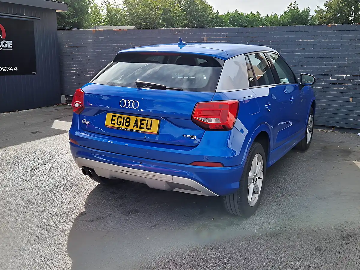 Used 2018 Audi Q2 Sport Blue - Interior and Exterior details 9